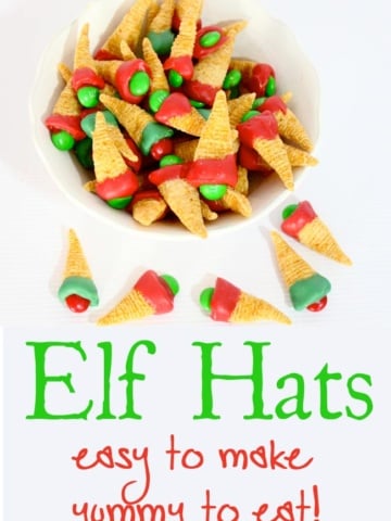 Make these adorable elf hats with your kids this Christmas!