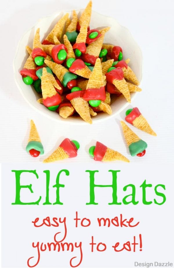 Make these adorable elf hats with your kids this Christmas!