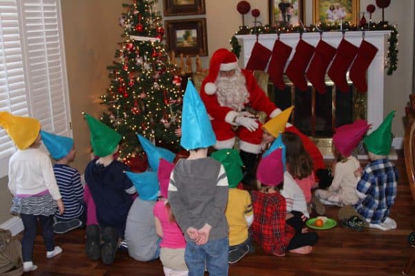 Elf Workshop Party with a visit from Santa Clause! 