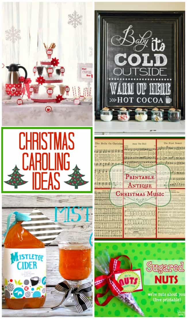 Fun and festive Christmas Caroling Ideas for the whole family to enjoy! from Design Dazzle