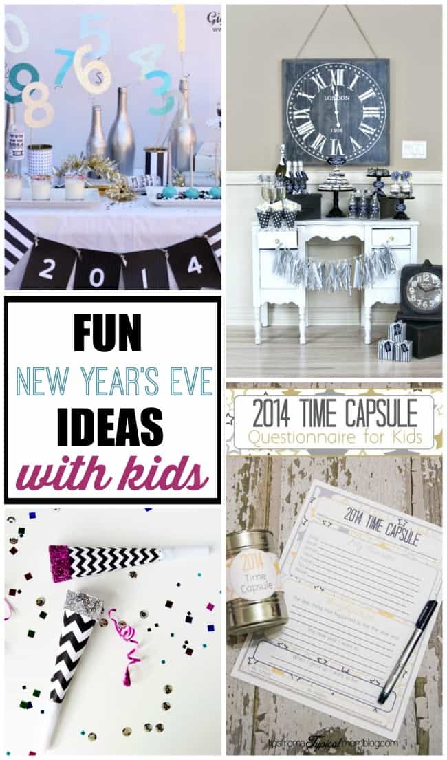 Get some really fun New Year's Eve ideas for kids to have your own awesome party at home!