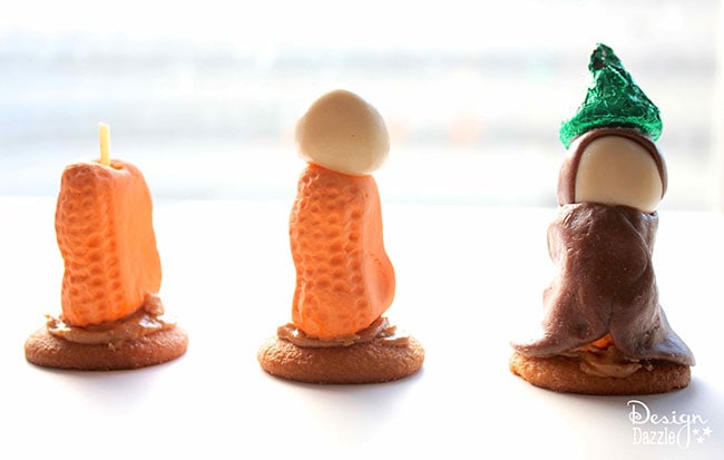 How to make candy people for your nativity on Design Dazzle.