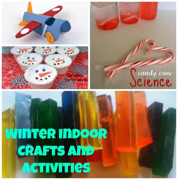 Winter Indoor Crafts & Activites for Kids
