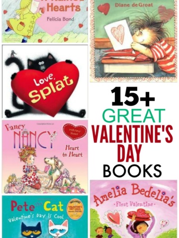 Over 15 GREAT Valentine's Day books to read with your kids! Snuggle up for some quality reading time with the little ones.