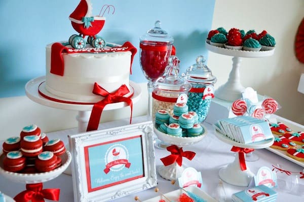 Gender Neutral Baby Shower Dessert Tables