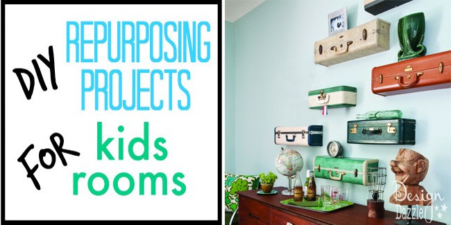 diy repurposing projects for kids rooms