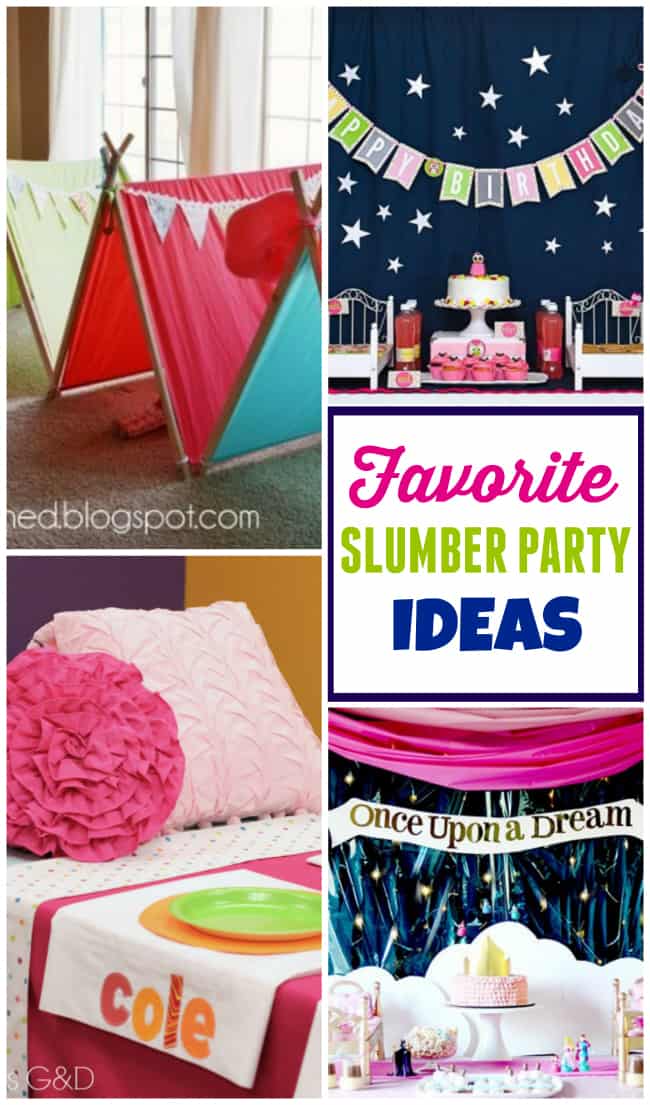 Our all-time favorite slumber party ideas to keep the kids entertained until the wee hours of the morning !