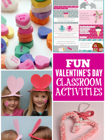 A collection of fun & entertaining Valentine's Day classroom activities to keep those kids busy