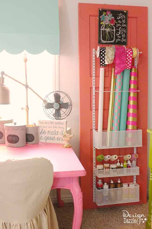 Take a peek into my craft room! This is where all the magic happens. See the full tour on Design Dazzle!