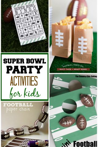 Totally fun Super Bowl activities for kids to keep them busy and having fun during the big game