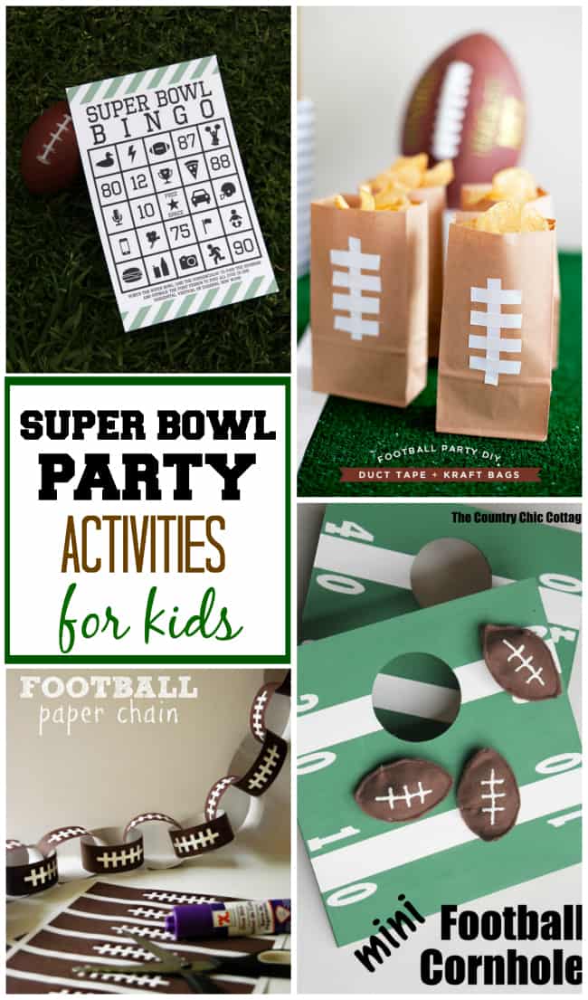 Totally fun Super Bowl activities for kids to keep them busy and having fun during the big game