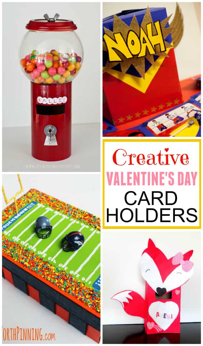 Super creative Valentine's Day card holders for your kids to make for collecting their valentines.