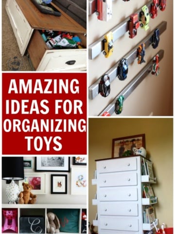 10 amazing ideas for toy organization. Keep those toys contained once and for all!