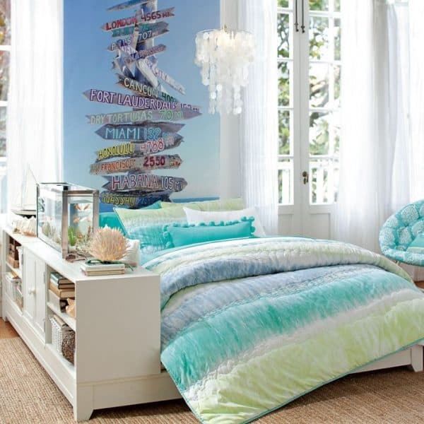 tie dye beach room