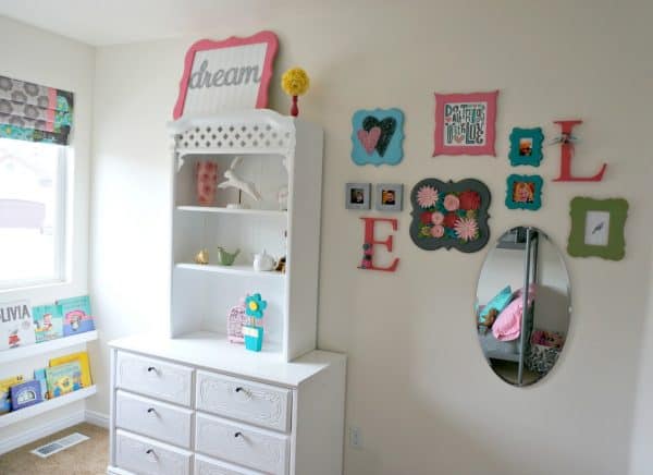 Little GirlsRoom Makeover with lots of fun DIY projects!