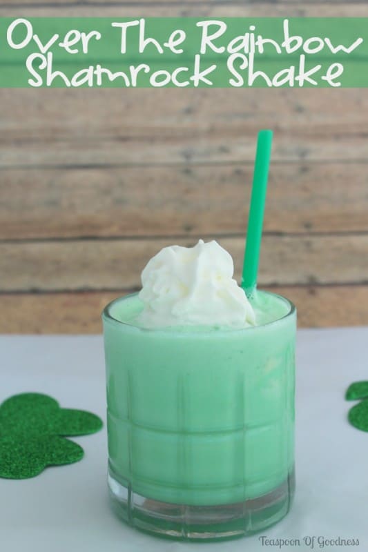 over the rainbow shamrock shake