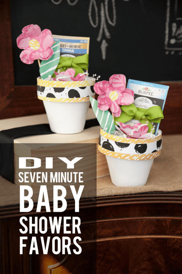 Darling seed packet baby shower favors you can make in 7 minutes!