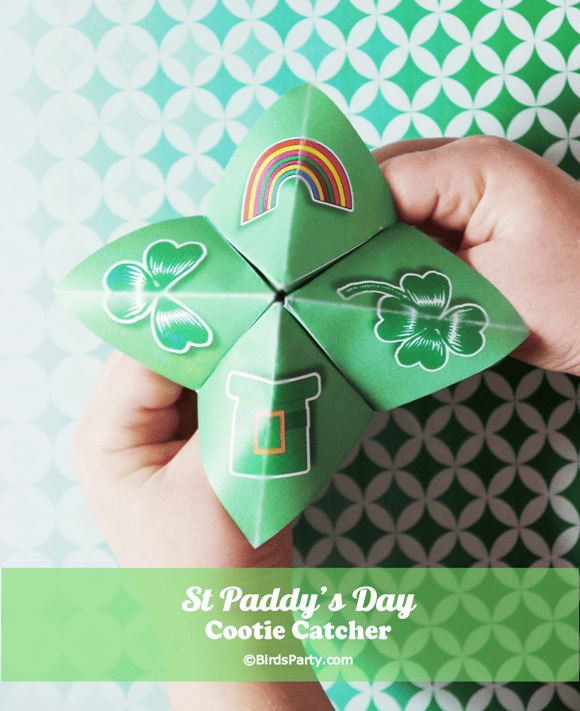 st. patrick's day cootie catcher