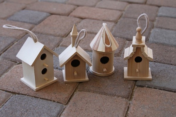 fairy garden bird houses