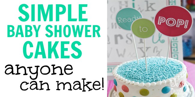 simple baby shower cakes anyone can make
