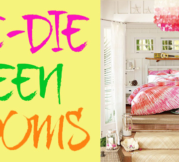 tie die teen rooms