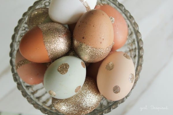 Glitter Glam Easter Eggs. Perfection.