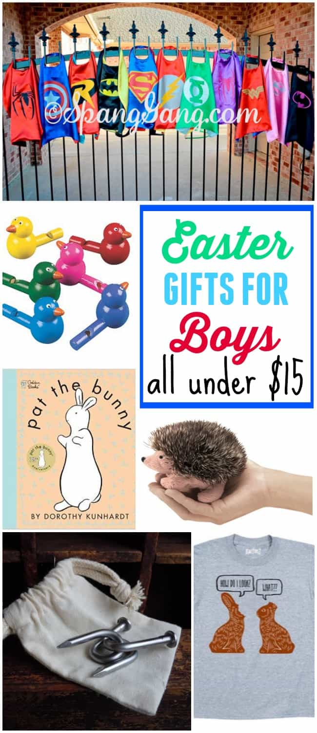 10 fabulous Easter gifts for boys - all under $15!!