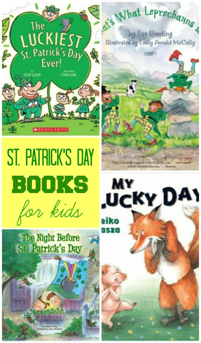 Wonderful St. Patrick's Day books to read with your kids! Fun ways to add to your bookshelf! #kidbooks #stpatricksday || Design Dazzle 