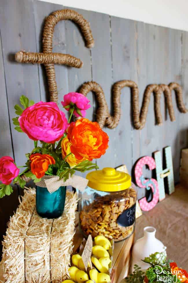 Check out my Farm Chic Bash on Design Dazzle! So many fun DIY projects and beautiful ideas!