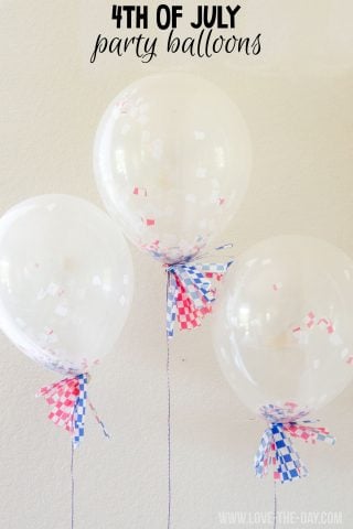 4th of July Party Balloon Tutorial by Love The Day