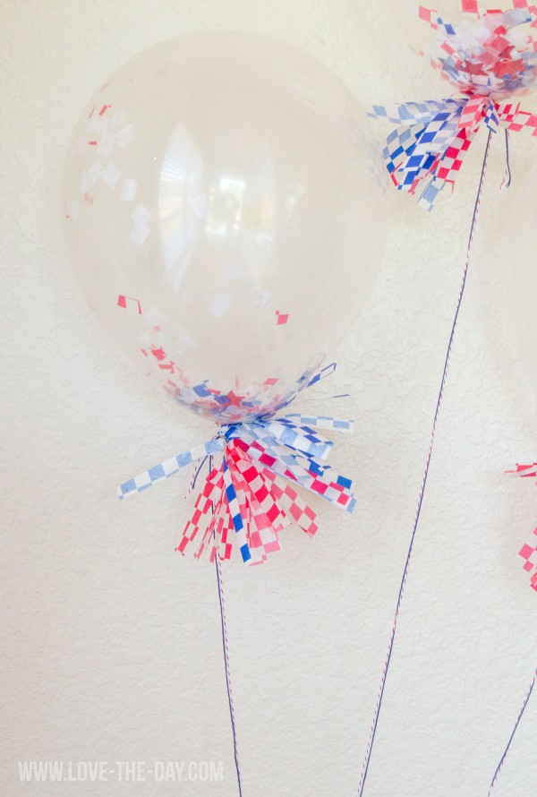 4th of July Party Balloon Tutorial by Love The Day