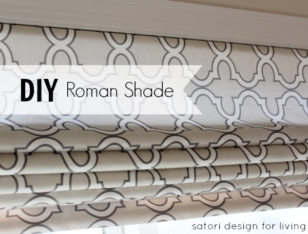 diy roman shades- instructions for sewing your own shades with linings