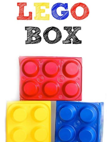 DIY Lego Box - perfect for storing legos, party props & more!