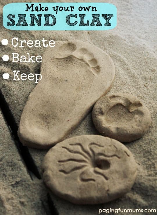 make your own sand clay