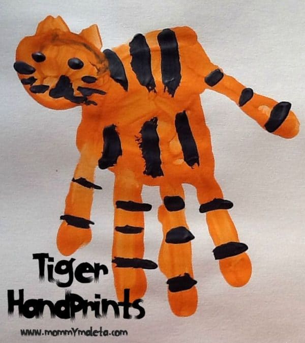 handprint tiger