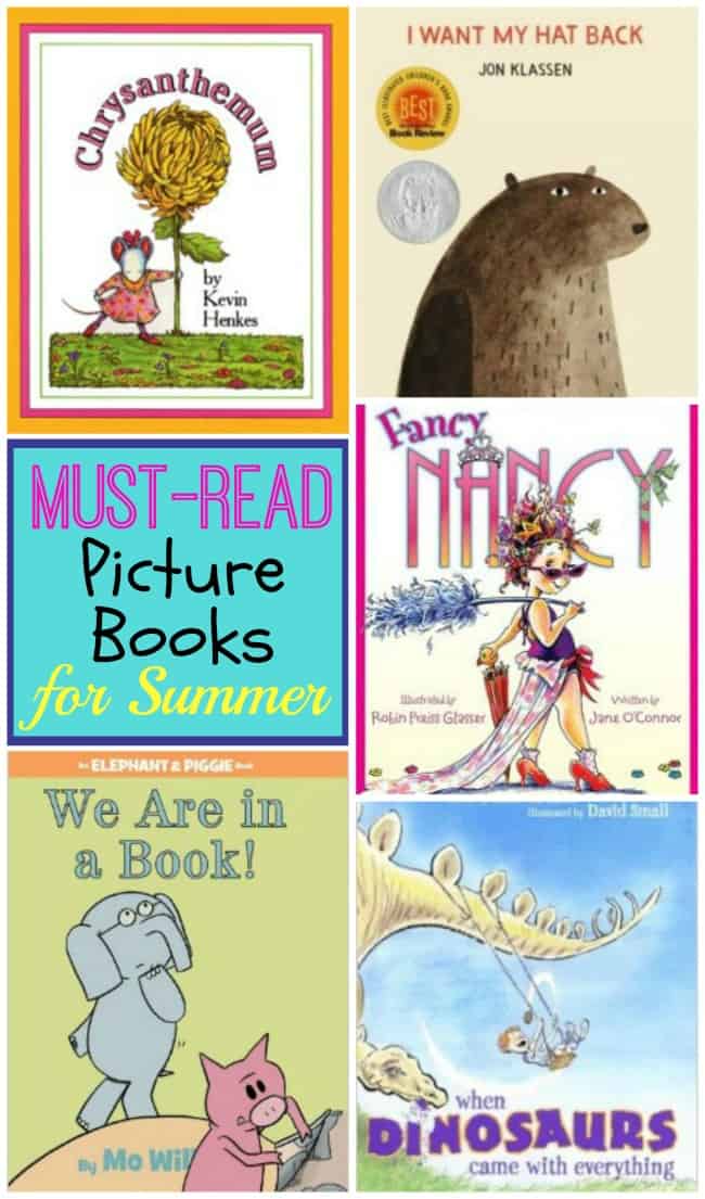 Must-read picture books for Summer. These are tried and tested kids favorites!