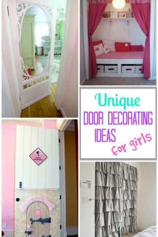 Unique door decorating ideas for girls 1