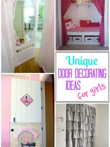 Unique door decorating ideas for girls 1