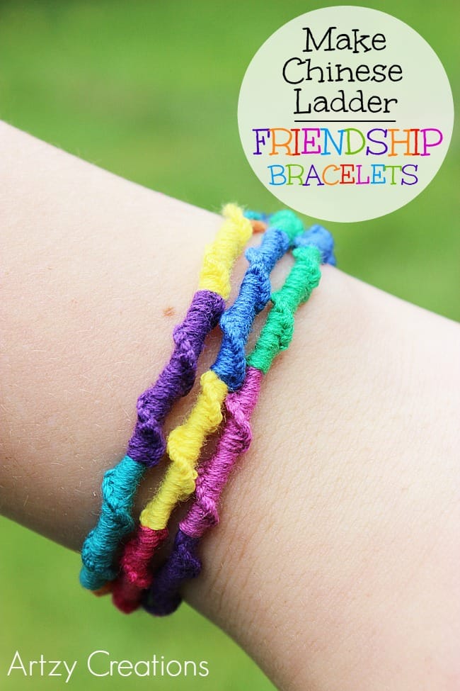 Ladder Stitch Friendship Bracelet