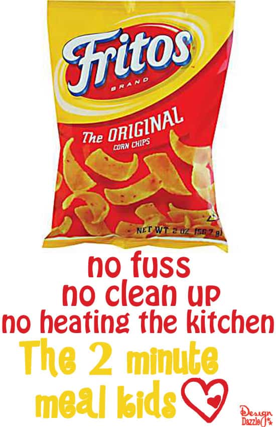 The 2 minute meal - no fuss, no clean up, no heat up