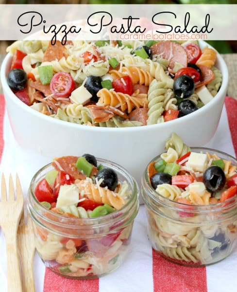 pizza pasta salad