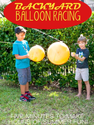 Balloon races | Summer Camp on Design Dazzle