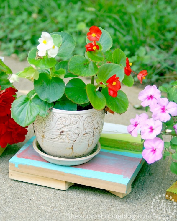 DIY Kid Crafted Plant Stands