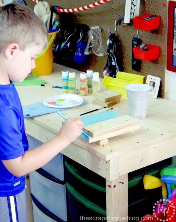 DIY Kid Crafted Plant Stands