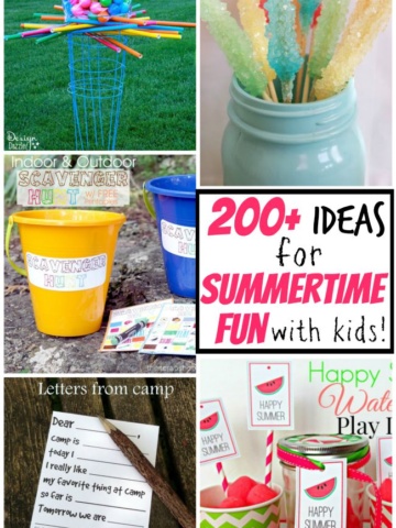 200 ideas for summertime fun with kids