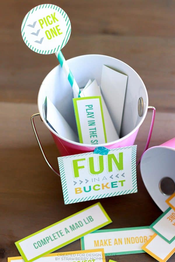 Fun in a Bucket Free Printable