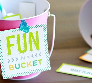 Fun in a Bucket Free Printable