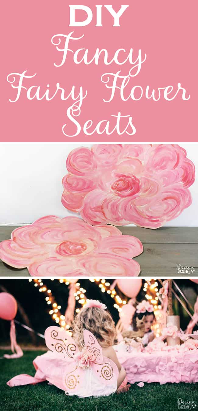 DIY Fancy Fairy Flower Seats for a Magical Fairy Party