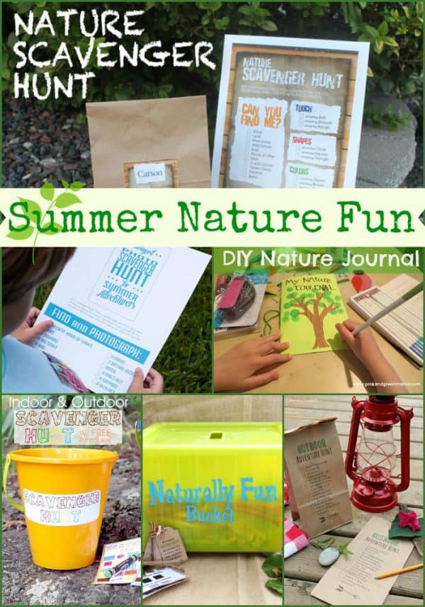 Summer Nature Fun for Kids!! A great collection of activities that kids will love this summer!