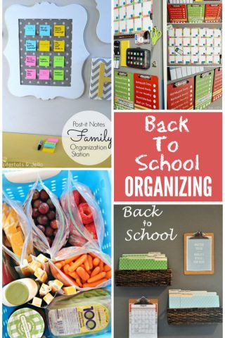Fabulous Back To School Organizing ideas